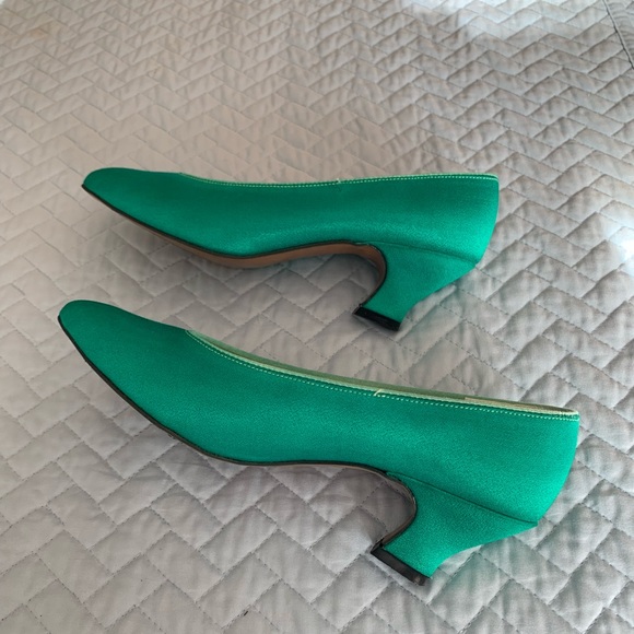 Dolce by Pierre | Shoes | Emerald Green Kitten Heels | Poshmark